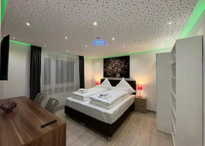 Appartement Modern Neuburg D - - 2 Zimmer, Parkplatz, Balkon, Wi-fi, 2 Tv, Dusche, Kueche